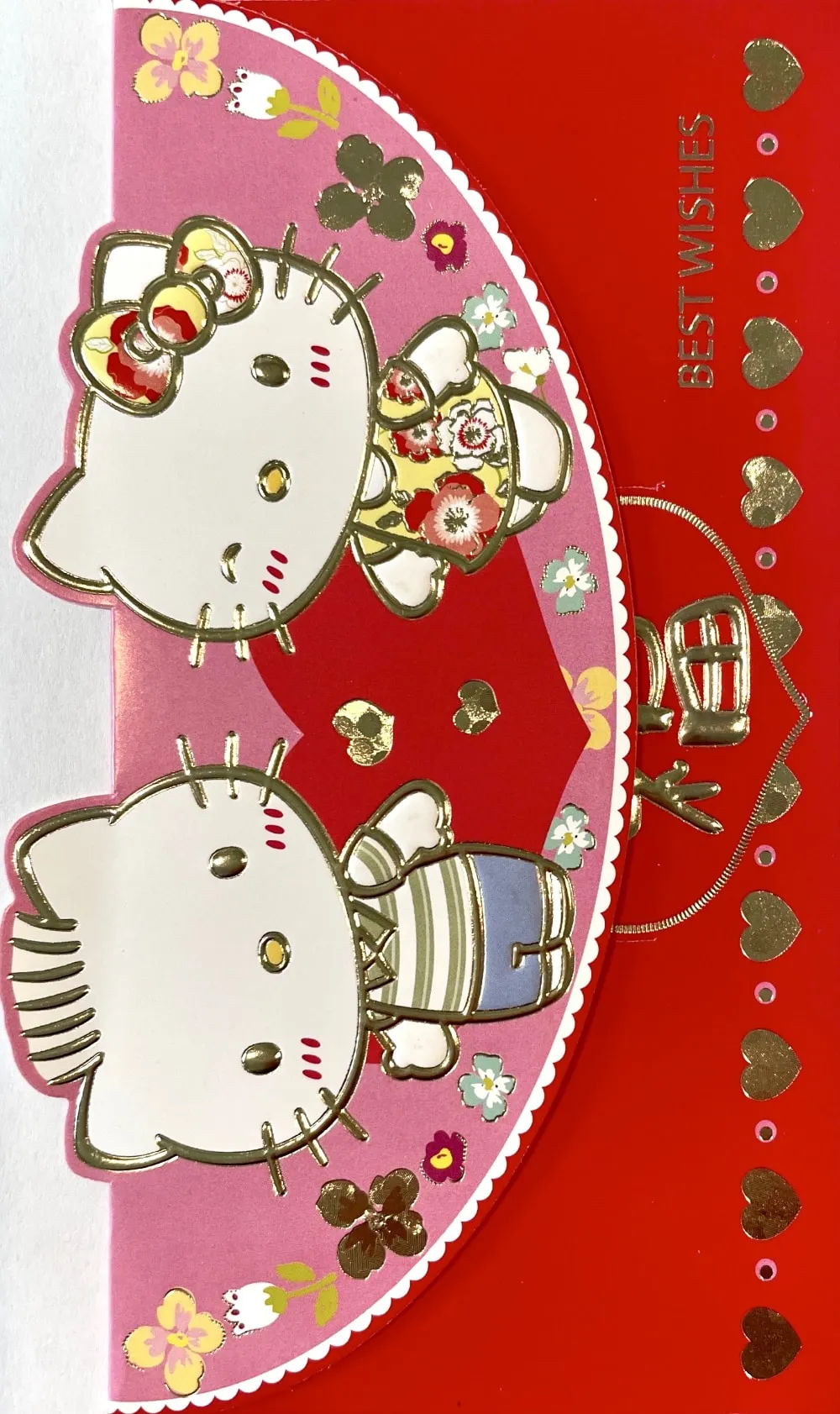 Money Envelopes 6 Hello Kitty Year of the Rat 2020 Lasercut Red Envelopes