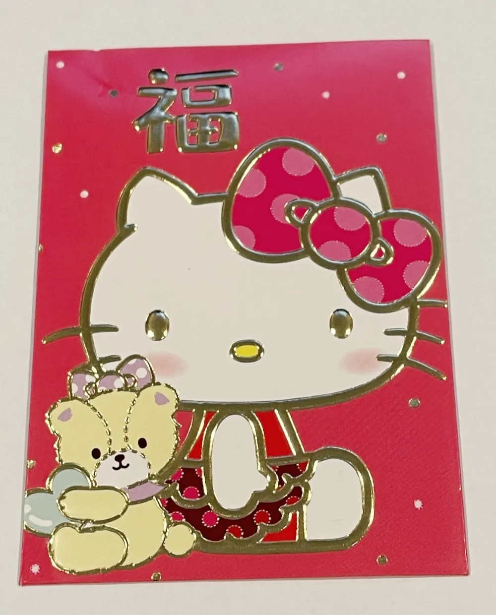 6 x Hello Kitty Red Envelopes for Chinese New Year 